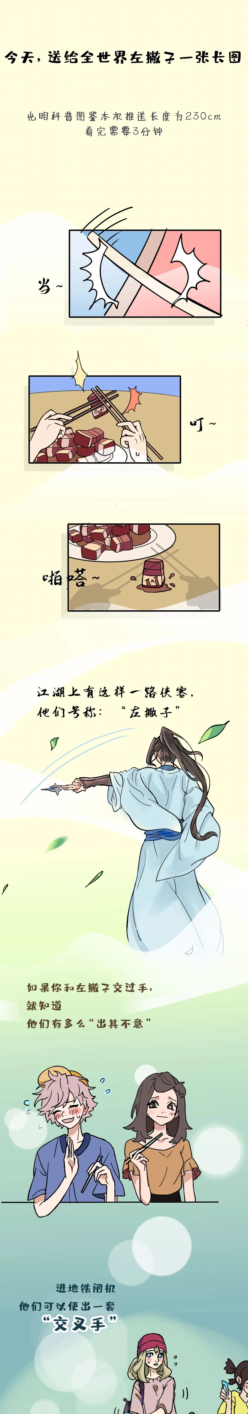 今天，送给全世界左撇子一张长图