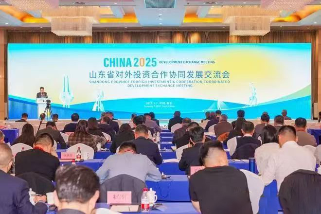山东省对外投资合作协同发展交流会在临沂沂河宾馆隆重举行